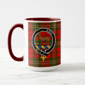Mug Scott Clan Badge & Tartan (Gauche)