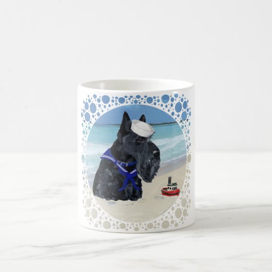 Mug Scottie à la Plage (Centre)