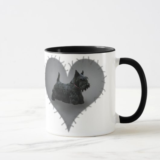 Mug Scottie de coeur (Droite)