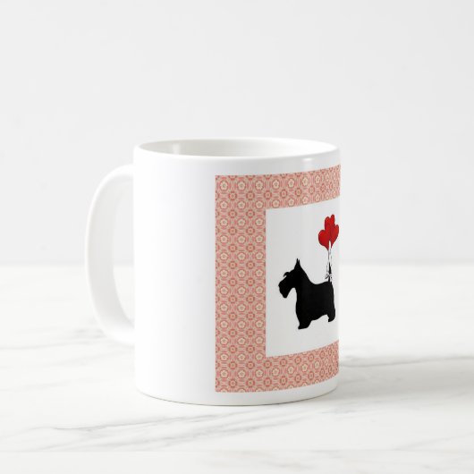 Mug Scottie Hearts (Devant gauche)