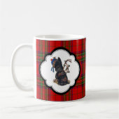 Mug Scottie mignon jouant des cornemuses (Gauche)