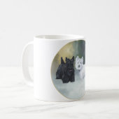 Mug Scottie Westie Hiver (Devant gauche)