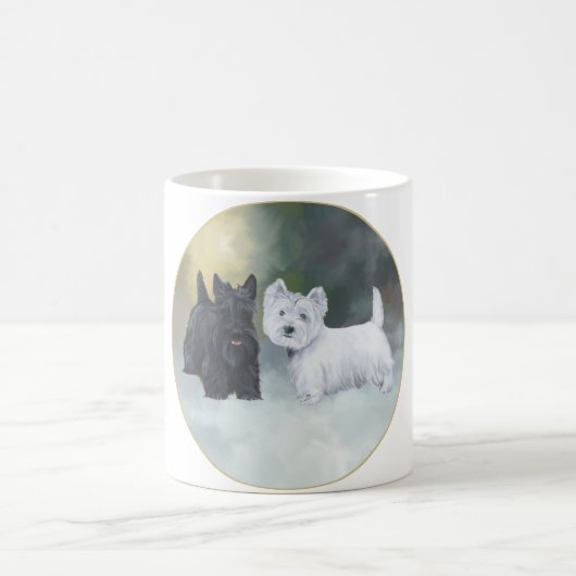 Mug Scottie Westie Hiver (Centre)
