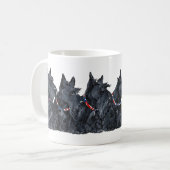 Mug Scotties Alignés (Devant gauche)