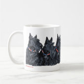 Mug Scotties Alignés (Gauche)