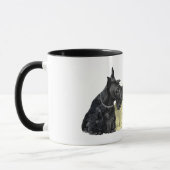 Mug Scotties noirs et froment (Gauche)