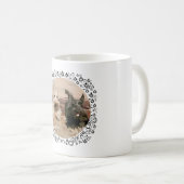 Mug Scotties Rouans et Noirs en Course (Devant droit)