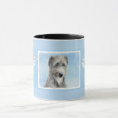 Mug Scottish Deerhound Peinture - Cute Original Chien (Centre)