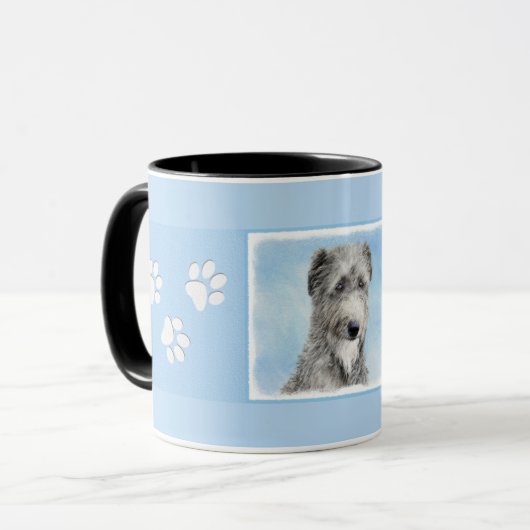 Mug Scottish Deerhound Peinture - Cute Original Chien (Devant gauche)