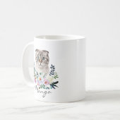 Mug Scottish Fold aquarelle (Devant gauche)