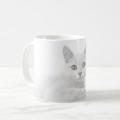 Mug Scottish Fold Kitten Chat Super mignonne (Devant gauche)