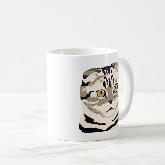 Mug Scottish Fold Kitty Cat (Devant droit)
