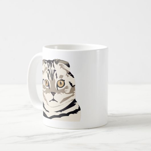 Mug Scottish Fold Kitty Cat (Devant gauche)
