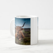 Mug Scottish Highland Cow Longhorn Bull Rancher (Devant gauche)