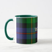 Mug Scottish Plaid Modèle pour personnaliser (Gauche)