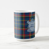 Mug Scottish Tartan Plaid Clan Vintage Pattern (Devant droit)