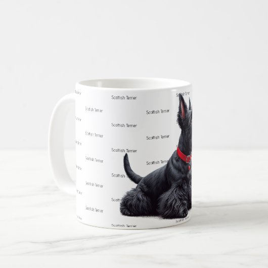 Mug Scottish Terrier à (Devant gauche)