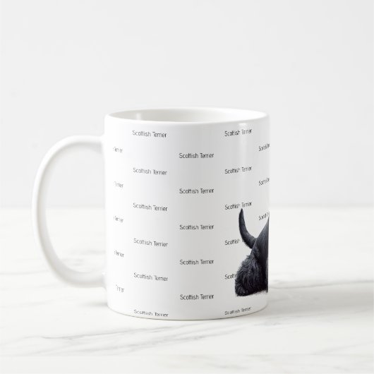 Mug Scottish Terrier à (Gauche)