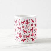 Mug Scottish Terrier Design de Noël (Centre)