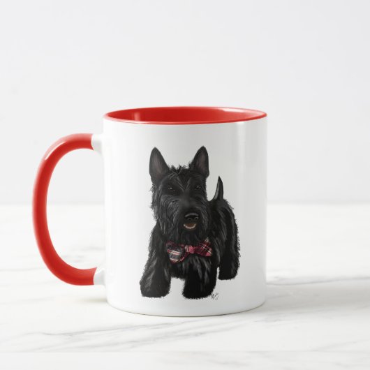 Mug Scottish Terrier et Bow (Gauche)