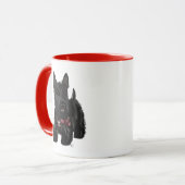Mug Scottish Terrier et Bow (Devant gauche)