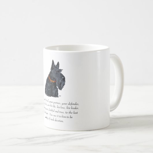 Mug Scottish Terrier Keepsaké (Devant droit)
