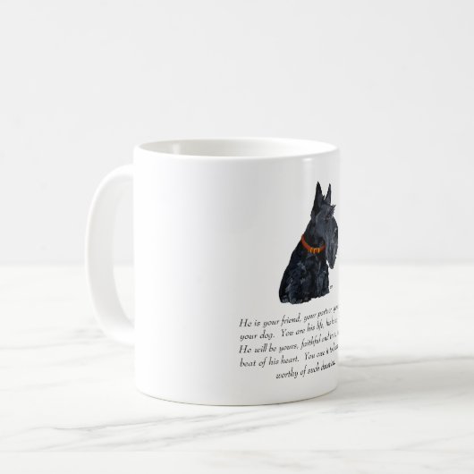 Mug Scottish Terrier Keepsaké (Devant gauche)