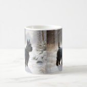 Mug Scottish Terrier Laisser Il Neige Noël (Centre)