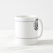 Mug Scottish Thistle Graphic (Devant droit)