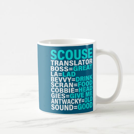 Mug Scouse Accent Translator Funny Liverol  (Droite)