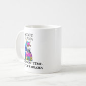 Mug Scout Llama Aint A Du Temps Pour Votre Drame (Devant gauche)