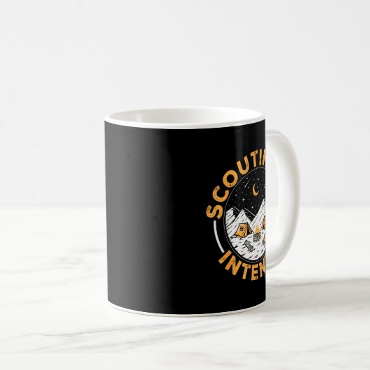 Mug Scouting Is Intents Scout Funny Camng  (Devant droit)