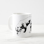 Mug Scoutisme d'automne en encre (Devant gauche)