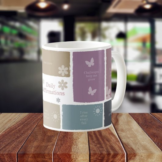 Mug Scrapbook Citation Art, Affirmation Positive Auto