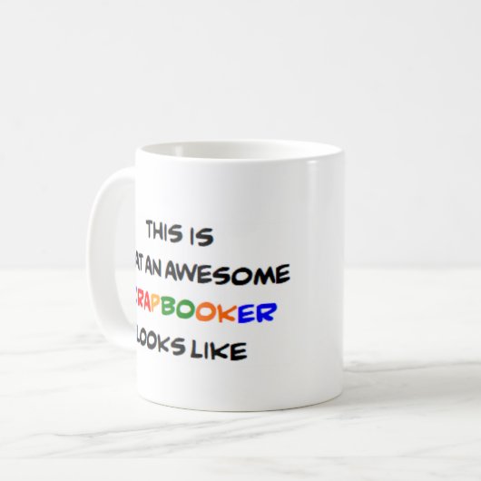 Mug scrapbooker, super (Devant gauche)