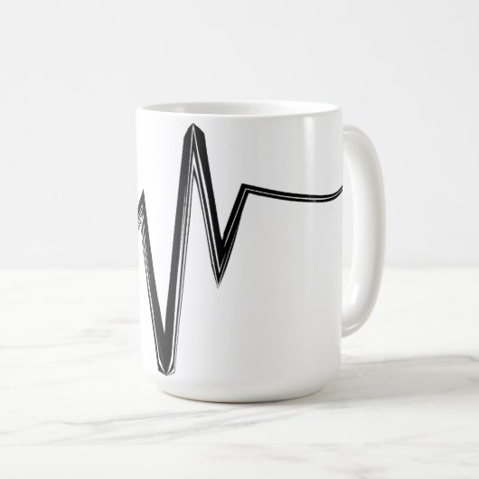 Mug Scribble Heart Love (Devant droit)