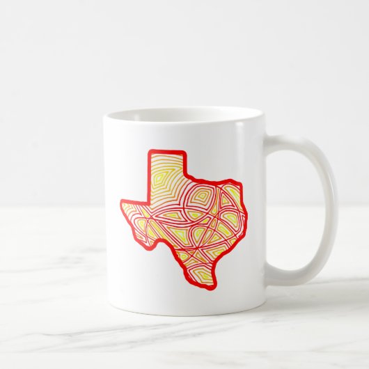 Mug Scribble Texas (Droite)