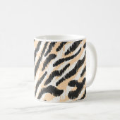 Mug Scribble Zebra Leopard : Fourrure Vintage (Devant droit)