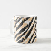 Mug Scribble Zebra Leopard : Fourrure Vintage (Devant gauche)