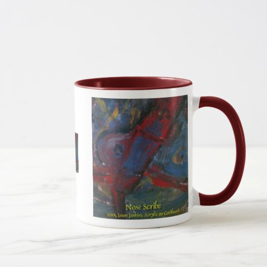 Mug scribe de nez (Droite)