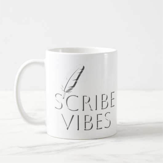 Mug Scribe Vibes Writers Authors Poets (Gauche)
