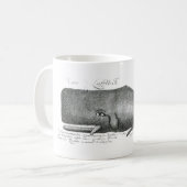 Mug Scrimshaw baleine à vapeur hipster Vintage (Devant gauche)
