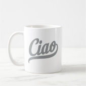 Mug Script Ciao (Gris) (Gauche)