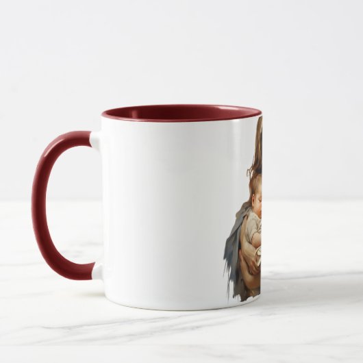 Mug Script d'amour bébé mère tendre (Gauche)