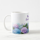 Mug Script d'appréciation de l'enseignant à l'hortensi (Gauche)