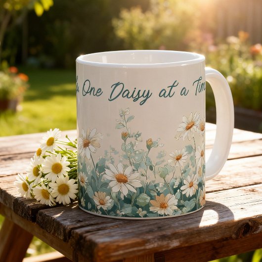 Mug Script d'appréciation de l'enseignant floral de pr