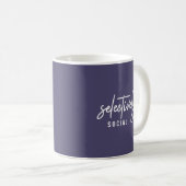 Mug Script de citation d'humour drôle Typographie (Devant droit)