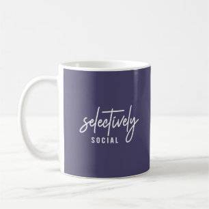 Mug Script de citation d'humour drôle Typographie