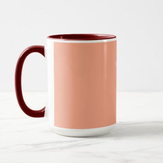 Mug Script de nom personnalisé moderne (Gauche)