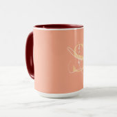 Mug Script de nom personnalisé moderne (Devant gauche)